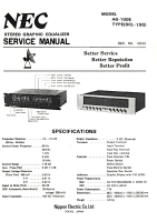 NEC AG-100-E - Service Manual 